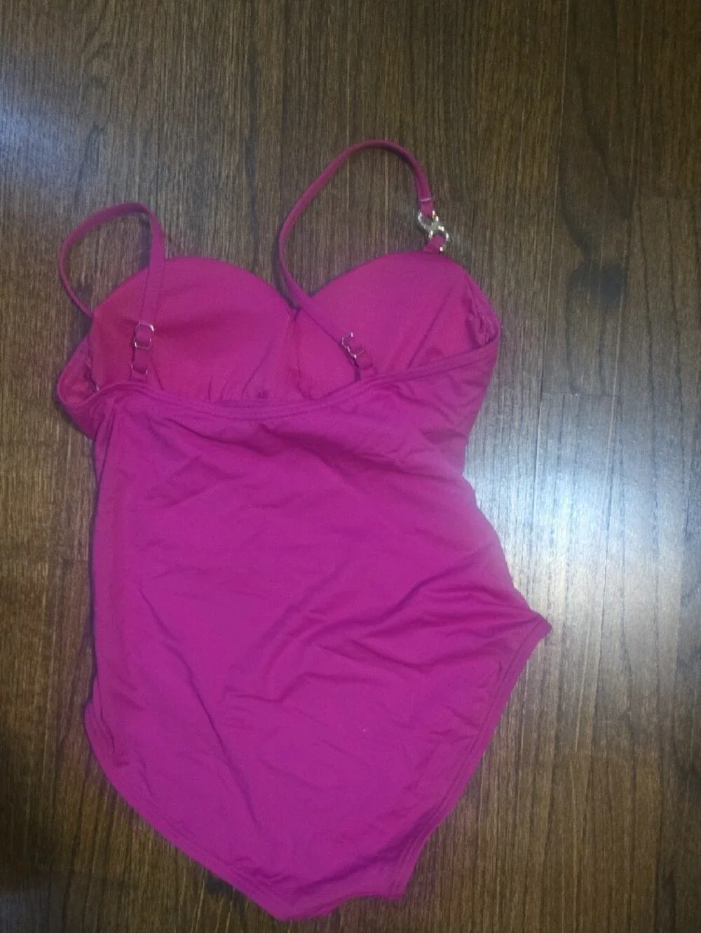Michael Kors NWT Pink Ruched One Piece Swimsuit Women's Size 8